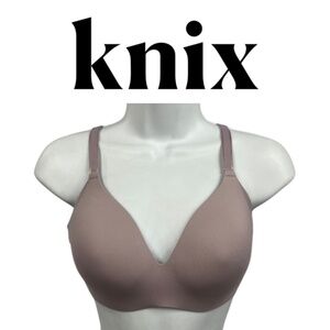 knix WingWoman Contour Bra - Grey Purple - Size 4 (32C/32D/34C/34D)